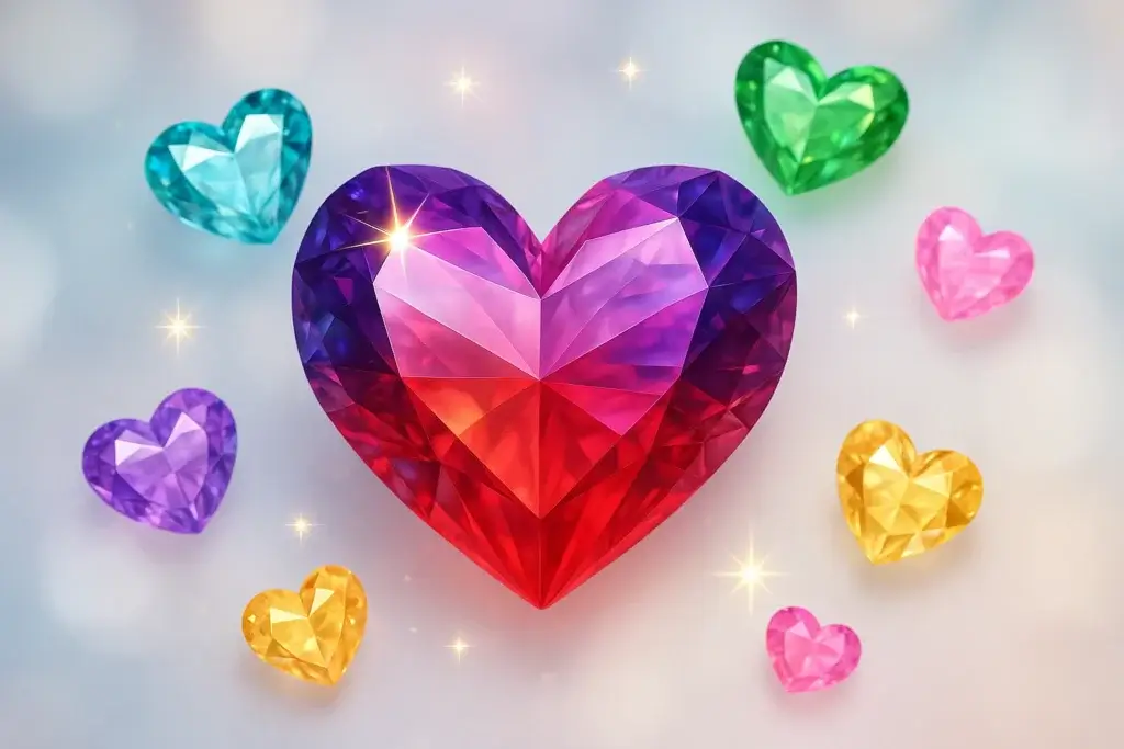 Crystal hearts Neutral WP